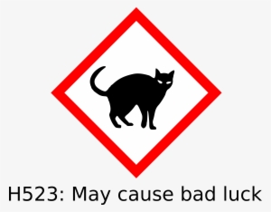 This Free Icons Png Design Of Black Cat Hazard