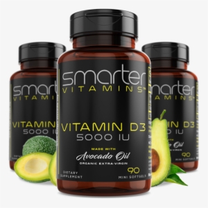 Smartervitamins Vitamin D3 5000 Iu With Organic Avocado - Vitamin D