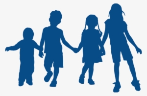 Boys And Girls Club Boy And Girl Holding Hands Silhouette Transparent Png 509x332 Free Download On Nicepng