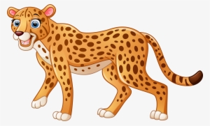 Drawn Leopard Puma - Cartoon Pictures Of Leopard