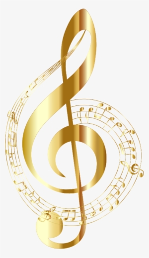 Medium Image - Piano Gold Png