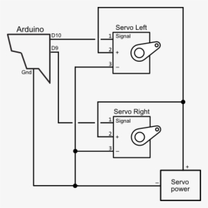 Lift Drawing Two Sided - Control Two Servo Motor With Arduino