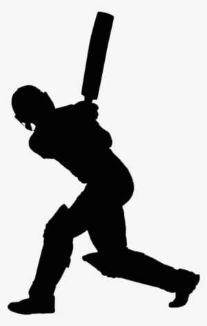 Cricket Batsman Vector Png - Cricket Png