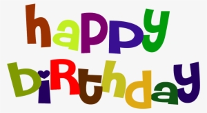 Colorful Happy Birthday Sign Clip Art - Happy Birthday To My Cute Cousin