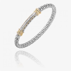 Sterling Silver &14kt Gold Bracelet 22085d - Comeau Jewlery Co