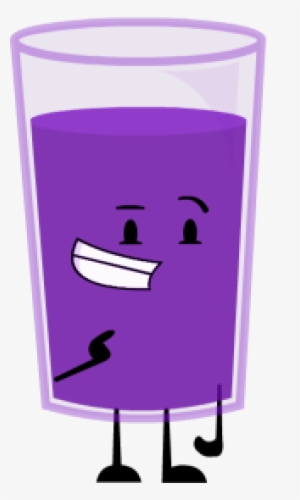 Wow Grape Juice Pose 1 - Purple Grape Juice Cartoon