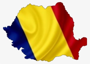 Harta României Tricolor Transparent - Romania Flag Map