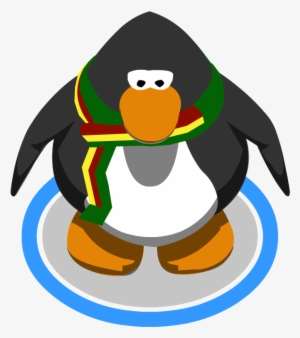 Tri Color Scarf In Game - Club Penguin The Popstar