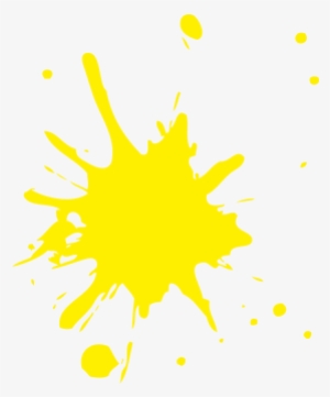 Paint Png - Yellow Color Splash Png