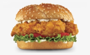 Spicy Chicken With Ranch Chicken Burger Recipes, Chicken - Chicken Tender Sandwich Carl's Jr
