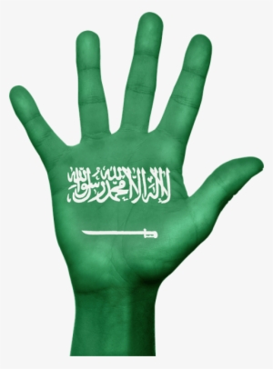 Free Png Saudi Arabia Hand Png Images Transparent - Saudi Arabia Country Flag 58mm Button Badge