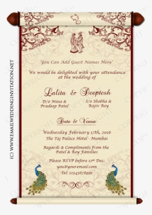 Wedding Card Designs Editing Online Beautiful Single - Email Wedding Card Designs