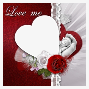 Transpa Romantic Frame Love Me Frames Png - Love Photo Frame Editor  Transparent PNG - 600x600 - Free Download on NicePNG