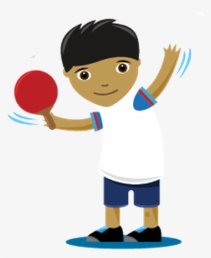 Cliparts Table Tennis - Table Tennis Cartoon Png