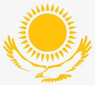 The Sun And The Golden Eagle) - Flag: Republic Of Kazakhstan