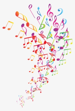 Colorful Music Symbols Png Download