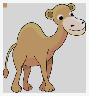Camel And Small Clipart