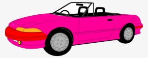 Car Clipart Clear Background - Car Pink Clip Art