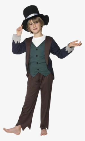 Victorian Era Kids Fancy Dress Edwardian Book Day - Victorian Poor Boy Costume