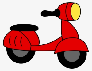 Scooter Vector Clip Art - Scooter Clipart