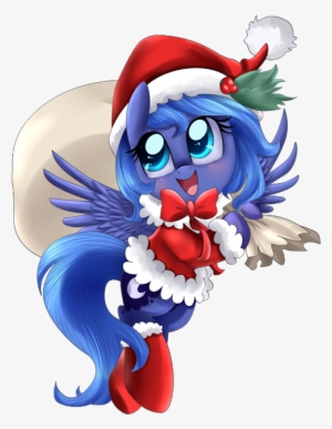 Merry Christmas Everyone I Went Ahead And Spent A Few - Mlp Luna Christmas