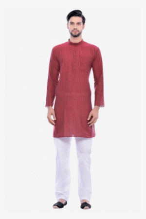 Pink Designer Indian Ethnic Kids Wear Kurta Pajama - Man
