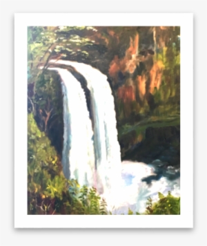 $500 Wailua Waterfall - Painting