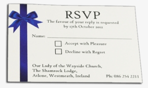 Rsvp Cards - Rsvp Wedding Cards Ireland