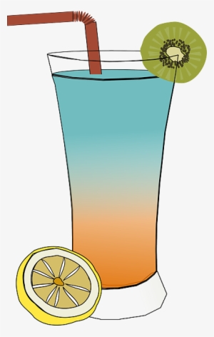 Glass, Fruit, Mix, Juice, Cup, Cartoon, Soft, Drink - Drink Clip Art