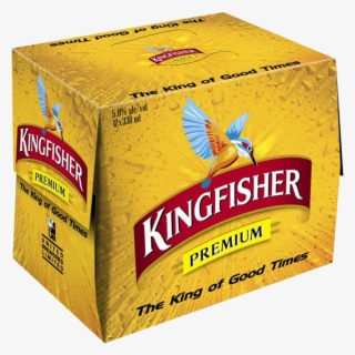Kingfisher Lager 12 Pack 330ml - Beer Bottle Box Png