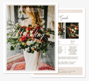 Wedding Photography Pricing Template - Photographer