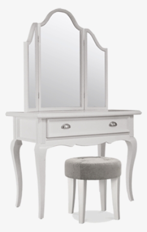 Giselle Dressing Table Set - Bentley Designs Chantilly White Furniture Dressing