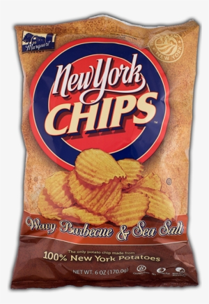 Barbecue & Sea Salt Flavored Wavy Potato Chips, Home - New York Chips