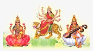 Goddess Durga Lakshmi Saraswati