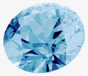 Blue Topaz Png Image Background - Light Blue Gemstone Png