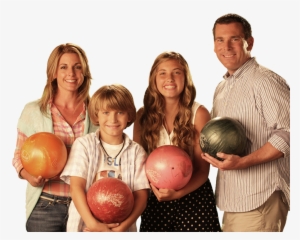 Person Bowling Png - Family Bowling Png
