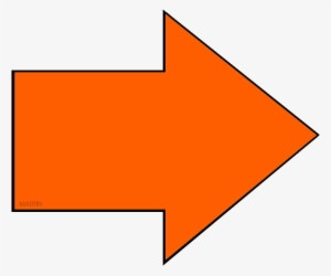 Orange Arrow - Clipart Orange Arrow