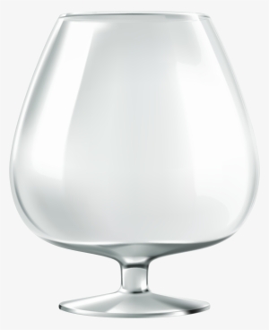 Empty Brandy Glass Png Clipart - Empty Glass Png Transparent