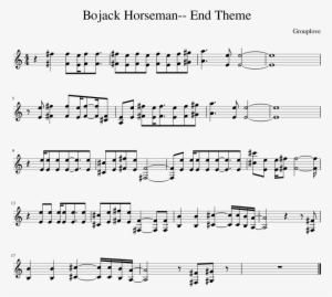 Print - Bojack Horseman Sheet Music