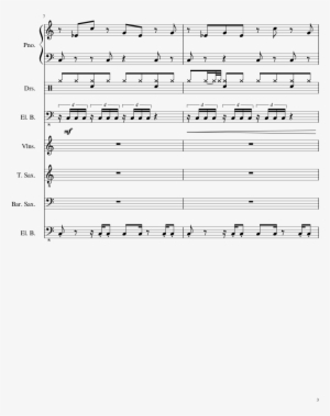 Bojack's Theme Sheet Music 3 Of 21 Pages - Bojack Horseman Theme Song Sheet Music