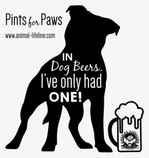 Dogbeers Logo-01 - Staffordshire Bull Terrier Silhouette
