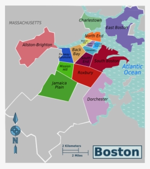 Wikivoyage Boston Map Png - Boston Map Png