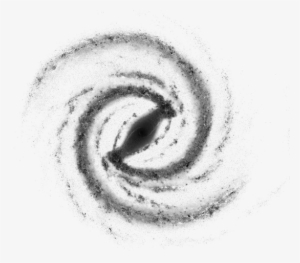 Spiral Galaxy Milky Way Drawing - Milky Way Galaxy Drawing Black And White