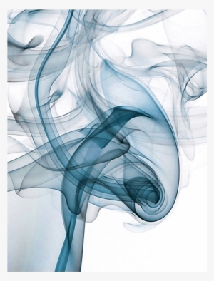 Abstract Blue Innovate Interiors - Modern Art Smoke Abstract