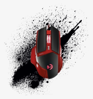 Pny Riot O1 - Optical Mouse - Black/red