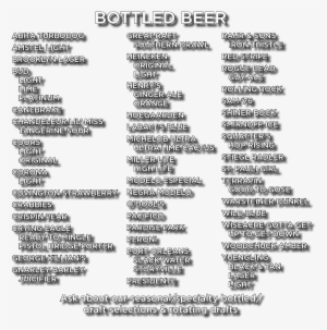 Vinnies Beer Menu2 Vinnies Beer Menu