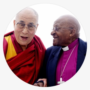 dalai lama png high-quality image - archbishop desmond tutu and dalai lama