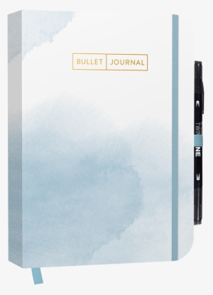 Bullet Journal "watercolor Blue" 05 Mit Original Tombow - Edition Michael Fischer Bullet Journal "watercolor