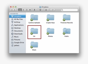 First, In Your Dropbox Folder, Create A Place For All - Macos