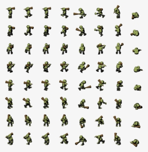 Ogre - Isometric Pixel Art Sprite